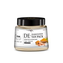 TNW - The Natural Wash: De-pigmentation Tan Pack (Natural & Chemical Free Pack For Face & Body - 120gm