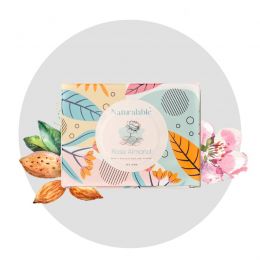 Naturalable: Rose Almond Soap - 100 gm