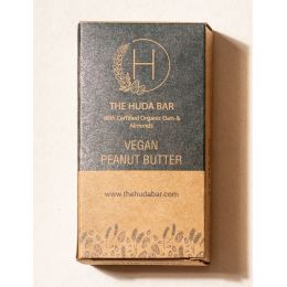 The Huda Bar: Granola Bars: Vegan Peanut Butter - Pack of 5
