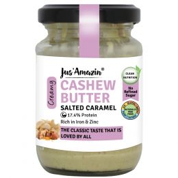 Jus Amazin: Creamy Cashew Butter - Salted Caramel - 125 gm