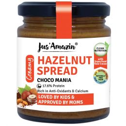 Jus Amazin: Creamy Hazelnut Spread - Choco Mania - 200 gm