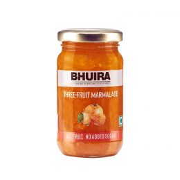Bhuira: Sugar Free All Natural Jam Three Fruit Marmalade - 240 gm