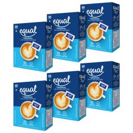 equal : Original Low Calorie Sweetener - Pack of 6 (50 Sachets Each)