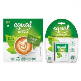equal : Stevia Natural Sweetener - 300 Tablets And Stevia Natural Sweetener - 100 Sachets
