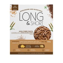 Long & Short: High Fibre Pasta Multigrain Penne - 250gm