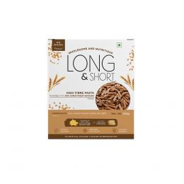 Long & Short: High Fibre Pasta Wholewheat Penne - 250gm