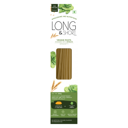 Long & Short: Veggie Pasta Spinach Spaghetti - 250gm