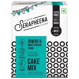Serapheena: Cocoa Heaven Jowar and Sweet Potato Flour Cake Mix - 400gm