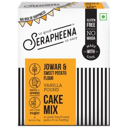 Serapheena: Vanilla Pound Jowar and Sweet Potato Flour Cake Mix - 375gm