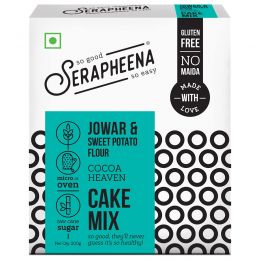 Serapheena: Cocoa Heaven Jowar and Sweet Potato Flour Cake Mix - 200gm