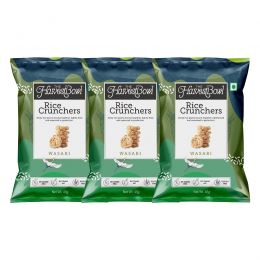 The Harvest Bowl: Wasabi| Rice Crunchers - Pack of 3 45gm