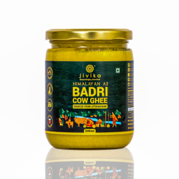 Jivika Pure: Premium A2 Badri Cow Ghee (Glass Bottle)  500ml