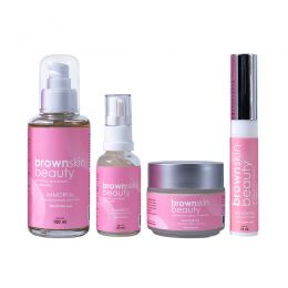 BrownSkin beauty: Immortal Skin care set (With Free Travel Pouch!)