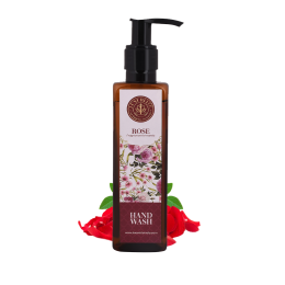 Luxuriate : Natural Rose Fragrance for Hands & Anti Bacterial Moisturizing Hand Wash Liquid Wash - 200 ml
