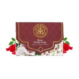Luxuriate : Rose Essence of Fragrant Beauty Soap Bar for Men and Women - 125gm