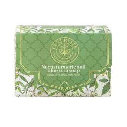 Luxuriate: Neem Turmeric Aloe Vera Spotless Skin Nourishment Soap Bar for Men and Women- 125 ml
