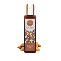 Luxuriate: Sweet Almond Natural and Herbal Massage Oil for Hair and Skin - 100 ml