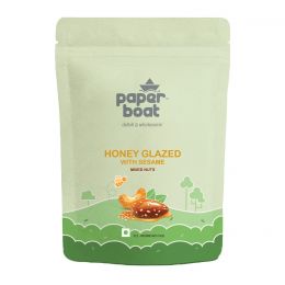 Paper Boat: Honey Glazed with Sesame - Mixed Nuts - 200 gm