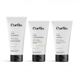 Curlin: Curlin Shampoo + Conditioner + Curl Ceam - Essential Trio Pack