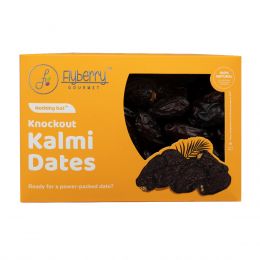 Flyberry Gourmet: Kalmi Dates (Khajoor/Khajur), 800g (Pack of 2, 400g Each) | 100% Natural | Rich in Calcium, Iron and Potassium | Instant Energy