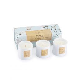 Niana: Woody Collection - Set of 3 Candles