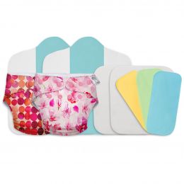 Superbottoms: Cloth Diapers for babies - Starter Pack with 2 Freesize UNO - New Version , Reusable