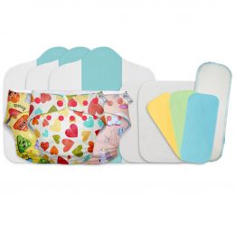 Superbottoms: Stash Builder Pack with 3 Freesize UNO- New version, Cloth diapers for babies from 0-3yrs