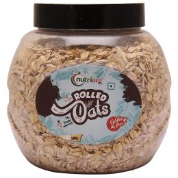 Nutriorg: Gluten Free Rolled Oats - 500 gm