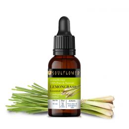Soulflower: Lemongrass Essential Oil - 30 ml