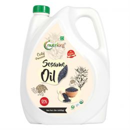 Nutriorg: Certified Organic Sesame Oil - 5 ltr