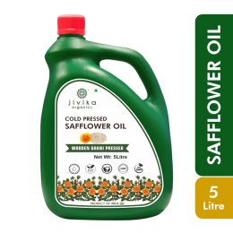 jivika naturals: Cold Pressed Safflower Oil - 5 Litre