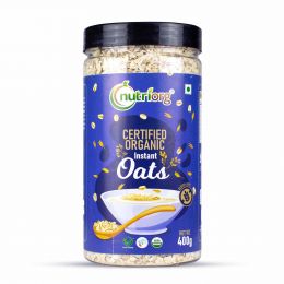 Nutriorg: Certified Organic Instant Oats - 400 gm