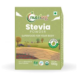 Nutriorg: Certified Organic Stevia Powder - 100 gm