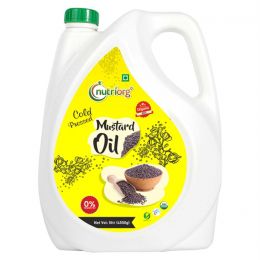 Nutriorg: Certified Organic Mustard Oil - 5 ltr