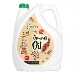 Nutriorg: Certified Organic Groundnut Oil - 5 ltr
