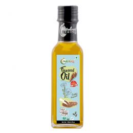 Nutriorg: Certified Organic Flaxseed Oil - 100 ml (Pack of 2 )