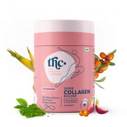 The Healthy Company: Plant Based Super Collagen Builder - Raspberry -  25 Sachets