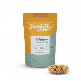 Snackible: Lemon Chilli Chickpeas (Pack of 4) - 4x75gm