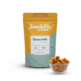 Snackible: Sriracha Quinoa Puffs (Pack of 2) - 2x100gm