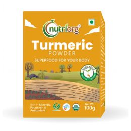 Nutriorg: Certified Organic Turmeric Powder - 100 gm