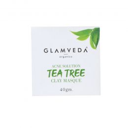 Glamveda: Tea tree Anti Acne Mud Pack - 80gm