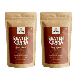 Omay Foods: Beaten Chana - Pack of 2 (400gm each)