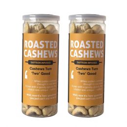 Omay Foods: Classic Salted Roasted Cashews - Pack of 2 (150gm each)