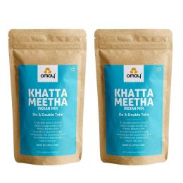 Omay Foods: Khatta Meetha Mix - Pack of 2 (400gm each)