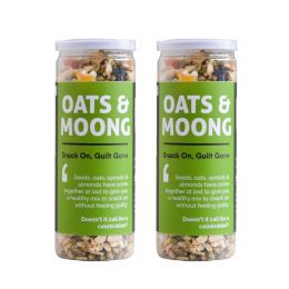Omay Foods: Oats & Moong Mix - Pack of 2 (160gm each)