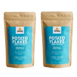 Omay Foods: Roasted Potato Flakes - Pack of 2 (200gm each)