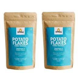 Omay Foods: Roasted Potato Flakes - Pack of 2 (200gm each)
