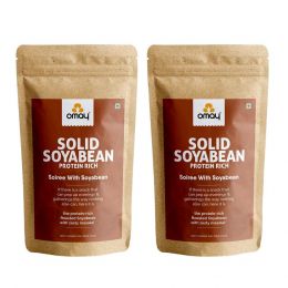 Omay Foods: Solid Soybean - Pack of 2 (400gm each)