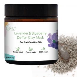 Foy Naturals: Lavender & Blueberry Clay Mask - 100gm