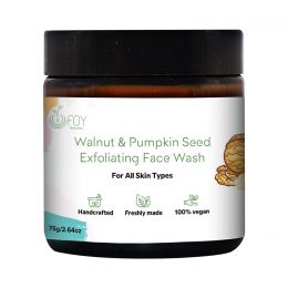 Foy Naturals: Walnut & Pumpkin Seed Face Wash - 75gm